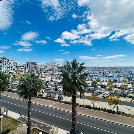 Grand T2 Magnifique Vue Sur Le Port Parking Clim Wifi La Grande Motte