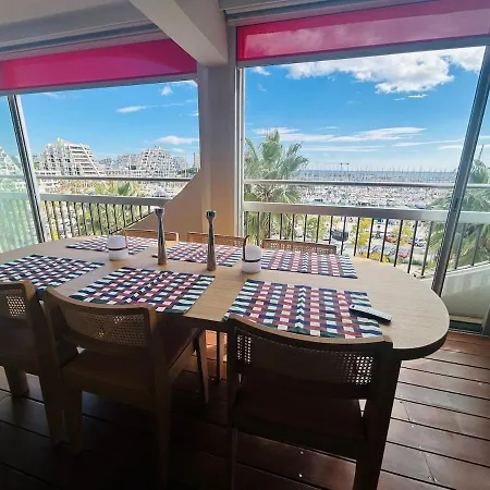 Grand T2 Magnifique Vue Sur Le Port Parking Clim Wifi Apartmán